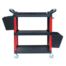 Інструментальний візок G.I.KRAFT 3 відкриті полиці, 2 навісних ящика, 200 кг