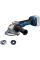 Акумуляторна кутова шліфмашина Bosch GWS 18V-11 Professional з акб GBA 18V 4.0 Ah і з/п GAL 18V-40, в картоні