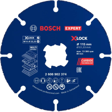Круг відрізний Bosch Expert Carbide Multi Material X-Lock 115x22.23 мм