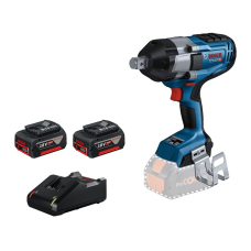 Аккумуляторный ударный гайковерт Bosch GDS 18V-1050 H Professional с 2 акб GBA 18V 4.0 Ah и з/у GAL 18V-40
