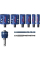 Набор коронок Bosch EXPERT Multi Material Power Change Plus Hole Saw Set, 22, 25, 35, 51, 60, 68x60, 9 шт