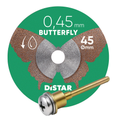 Алмазный диск отрезной Distar 1A1R Butterfly 45х0.45х5.8H/3.2-3.0F