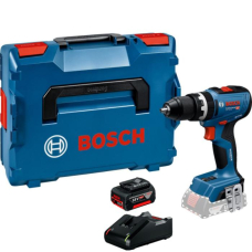 Акумуляторний ударний дриль-шурупокрут Bosch GSB 18V-65 Professional з 1 акб GBA 18V 4.0Ah, з/п GAL 18V-40, в L-BOXX