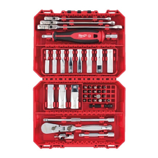 Набор бит и торцевых головок с трещоткой Milwaukee 1/4", 42 шт