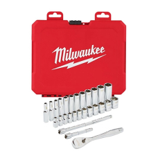Набор торцевых головок с трещоткой Milwaukee 1/4", 28 шт