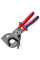Кабелерез Knipex с храповым механизмом, 52х280 мм