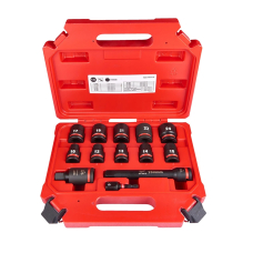Набор ударных головок Milwaukee SKT ShW 1/2" 10-24 мм, 13 шт