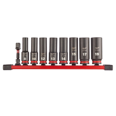 Набор ударных головок Milwaukee STD ShW 3/8" 8-19 мм, 9 шт