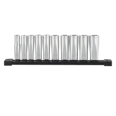 Набор торцевых головок Milwaukee 3/8" 10-19 мм, 10 шт