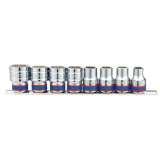 Набор торцевых головок King Tony 6-гранных 1/2" 10-22 мм, 8 шт