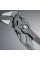 Клещи переставные-гаечный ключ Knipex фосфатированные с резиновыми ручками, 52х250 мм