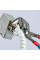 Клещи переставные-гаечный ключ Knipex фосфатированные с резиновыми ручками, 52х250 мм