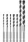 Набор сверл спиральных Bosch PRO HEX-5 Drill Bit Set, 4-10 мм, 7 шт