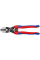 Болторіз компактний Knipex CoBolt вигнутий 20° з гумовими ручками та вибірками, 6х200 мм