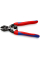 Болторіз компактний Knipex CoBolt з гумовими ручками та вибірками, 6х200 мм