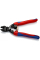 Болторіз компактний Knipex CoBolt вигнутий 20° з гумовими ручками, 6х200 мм