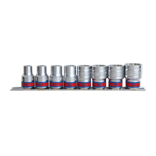 Набор торцевых головок King Tony 6-гранных 1/2" 3/8"-7/8", 8 шт