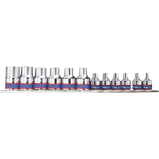 Набор головок King Tony Torx Plus 3/8" и 1/2" Е4-Е20, 10 шт