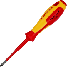Отвертка с утонченным наконечником Knipex VDE PZ1х80 мм