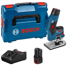 Акумуляторний фрезер Bosch GKF 12V-8 Professional, 2 акб 12V 3.0 Ah, з/п GAL 12V-40, у кейсі