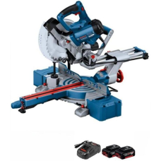 Торцювальна пила Bosch GCM 305-216 D Professional, 2 акб GBA 18V 5.0 Ah, з/п GAL 1880 CV