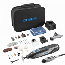 Аккумуляторный мультиинструмент Dremel 8240-3/45, акб 2.0 Ah, з/п, аксессуары, гибкий вал, сумка