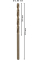 Спиральное сверло Bosch PRO Stainless Steel HSS-Co 2.8x33x61 мм, 10 шт