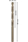 Спиральное сверло Bosch PRO Stainless Steel HSS-Co 6.2x63x101 мм, 10 шт
