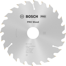 Пильный диск Bosch PRO Wood 165x2.6x30 мм, 24Т
