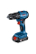 Акумуляторний ударний дриль-шурупокрут Bosch GSB 185-LI Professional з ліхтарем GLI 18V-300, 2 акб GBA 18V 2.0 Ah і з/п GAL 18V-20 у кейсі
