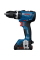 Акумуляторний ударний дриль-шурупокрут Bosch GSB 18V-65 Professional з ліхтарем GLI 18V-300, 2 акб GBA 18V 2.0 Ah і з/п GAL 18V-20, у кейсі
