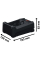 Набор аккумуляторных инструментов Bosch Professional: дрель-шуруповерт GSR 18V-65, перфоратор GBH 18V-22, ударный гайковерт GDX 18V-285 с 3 акб GBA 18V 5.0 Ah и з/у GAL 12V/18V-80 в сумке M-BAG