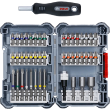 Набор бит и головок с отверткой Bosch Extra Hard, 45 шт