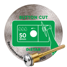 Алмазный диск для вырезания кнопок Distar ButtonCut 50x0.8x5.8/3.2-3.0F мм