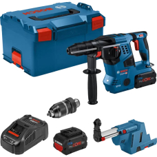 Аккумуляторный перфоратор Bosch Professional GBH 18V-28 CF, 2 акб ProCORE 18 V 8.0 Ah, з/у GAL 1880 CV, в кейсе L-BOXX