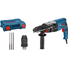 Перфоратор Bosch GBH 2-28 F Professional с быстрозажимным патроном и комплектом принадлежностей, в кейсе