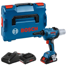 Аккумуляторный заклепочный пистолет Bosch GRG 18V-16 C Professional, 2 акб ProCORE 18 V 4.0 Ah и з/у GAL 18V-40 в L-BOXX 136