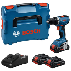 Аккумуляторная дрель-шуруповерт Bosch GSR 18V-65 Professional, 3 акб ProCORE18V 4.0 Ah и з/у GAL 18V-40, в кейсе L-BOXX