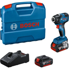 Аккумуляторный ударный гайковерт Bosch GDR 18V-200 Professional, 2 акб GBA 18 V 4.0 Ah, з/у GAL 18V-40, в кейсе