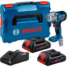 Аккумуляторный ударный гайковерт Bosch GDS 18V-450 PC Professional, 2 акб ProCORE18V 4.0Ah и з/у GAL 18V-40, в кейсе