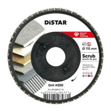 Пелюстковий алмазний диск Distar Scrub 115x22.23 мм, №200