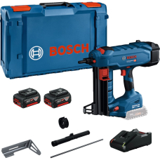 Аккумуляторный гвоздезабиватель Bosch GNB 18V-40 Professional, 2 акб GBA 18 V 4.0 Ah и з/у GAL 18 V-40, XL-BOXX