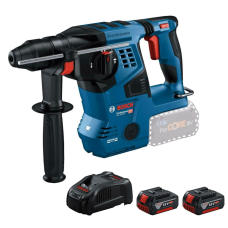 Аккумуляторный перфоратор Bosch GBH 18V-28 C Professional, 2 акб GBA 18 V 5.0 Ah и з/у GAL 1880 CV