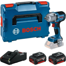 Аккумуляторный ударный гайковерт Bosch GDS 18V-450 PC Professional, 2 акб GBA 18 V 4.0 Ah b з/e GAL 18 V-40, в кейсе