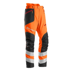 Брюки рабочие Husqvarna Technical B&T High Viz, размер 54, оранжево-черные
