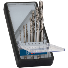 Набір свердел спіральних Bosch PRO Wood HEX, 2-8 мм, 7 шт