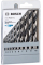 Набор сверл спиральных Bosch HSS-PointTeQ, 1-10 мм, 10 шт