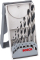Набор сверл спиральных Bosch HSS PointTeQ Mini-X-Line, 2-10 мм, 7 шт