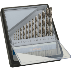 Набір свердел спіральних Bosch PRO Stainless Steel HSS-Co 1.5-6.5 мм, 13 шт