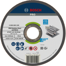 Круг відрізний Bosch PRO Stainless Steel and Metal 125×1.6×22.23 мм